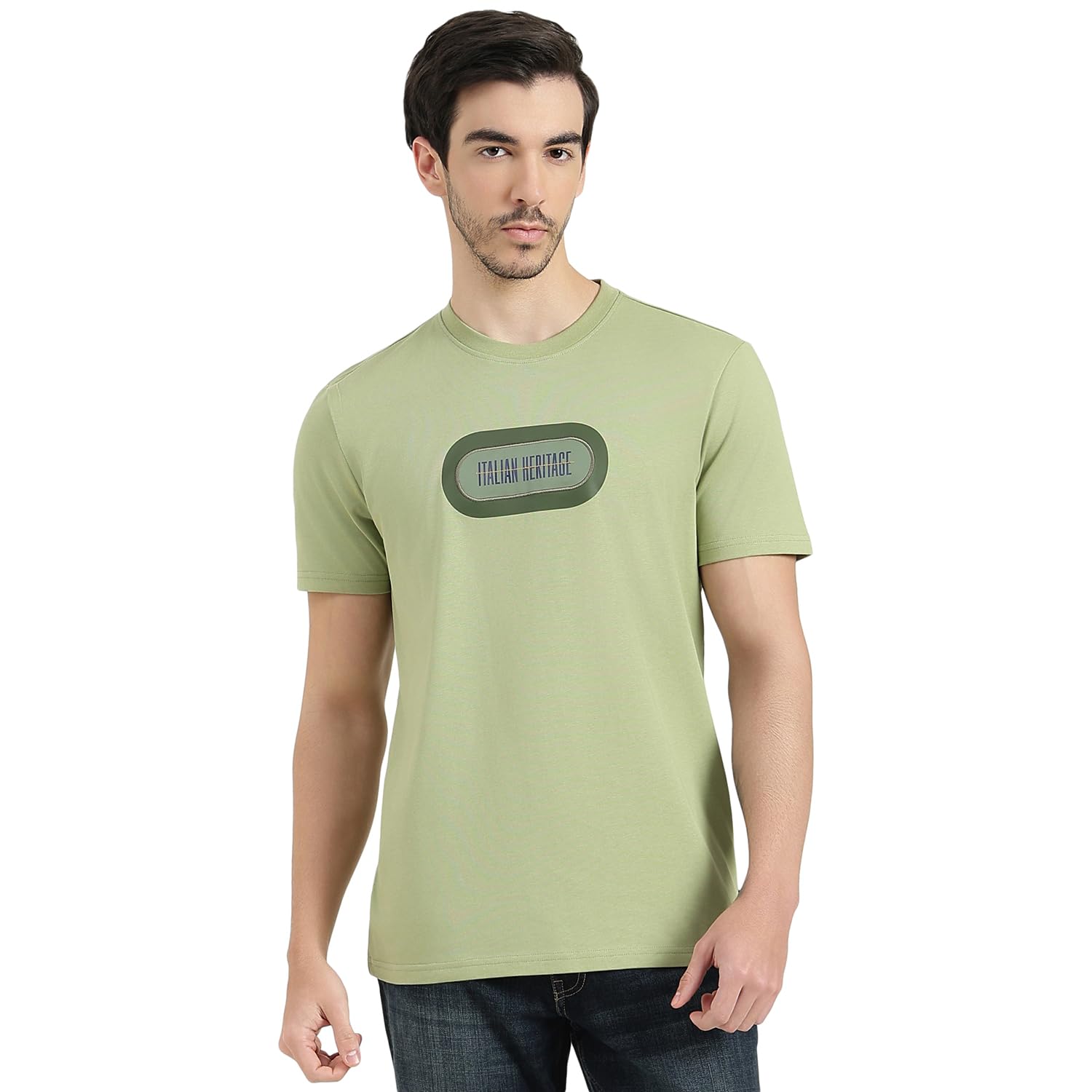 Relaxed Fit Round Neck Typography Printed T-Shirt - 26P30H9J3322IWO2-image-2