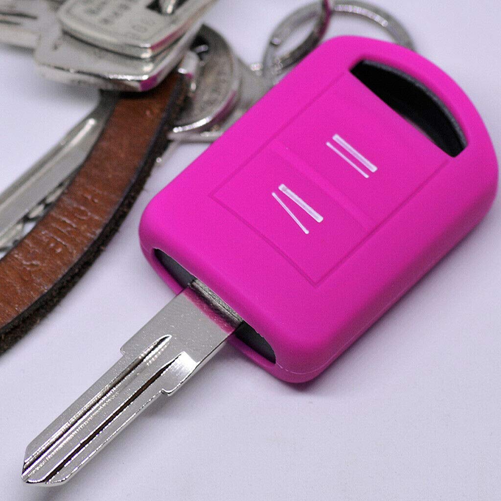 Custodia Morbida In Silicone Per Chiave Auto Opel Vectra C / Signum – Colore Viola – Protezione Antigraffio E Antiurto - 2