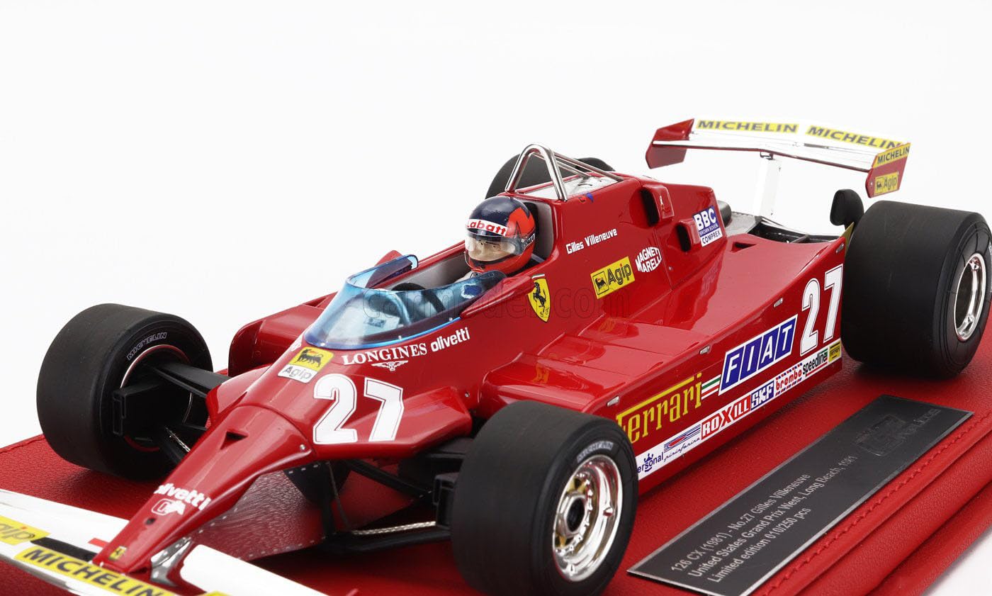 Amazon | GP REPLICAS 1/18 フェラーリ F1 126CX #27 ヴィルヌーブ