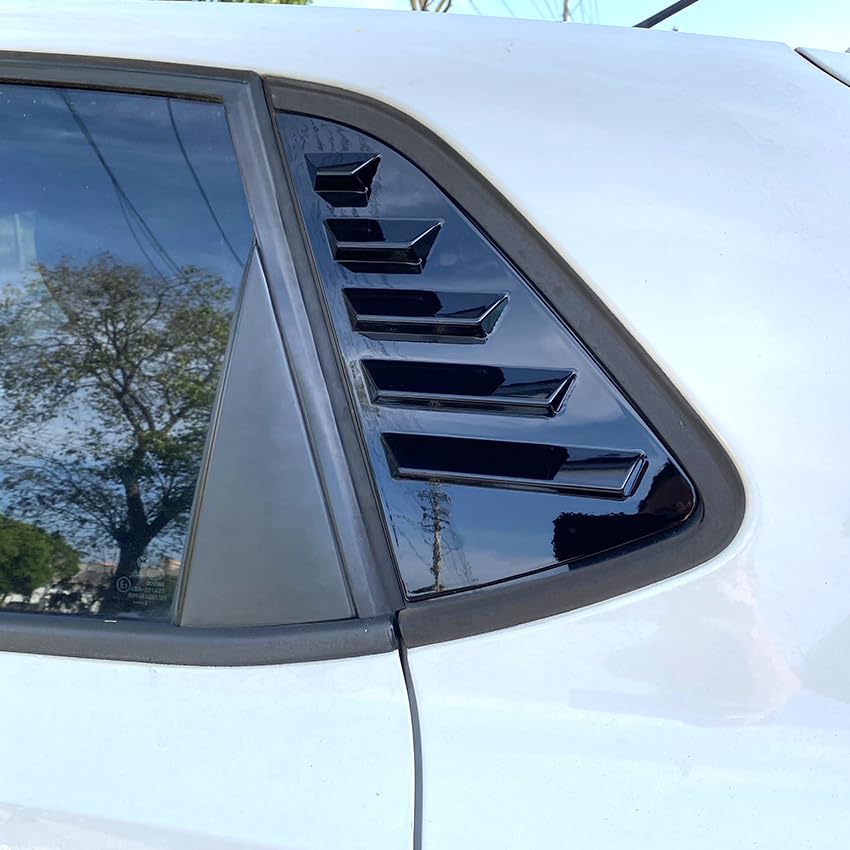 Auto Posteriore Finestra Feritoie per VW Polo 6R 6C 2011-2017, Alettone Posteriore Protezione Tende Lato Vent Accessori