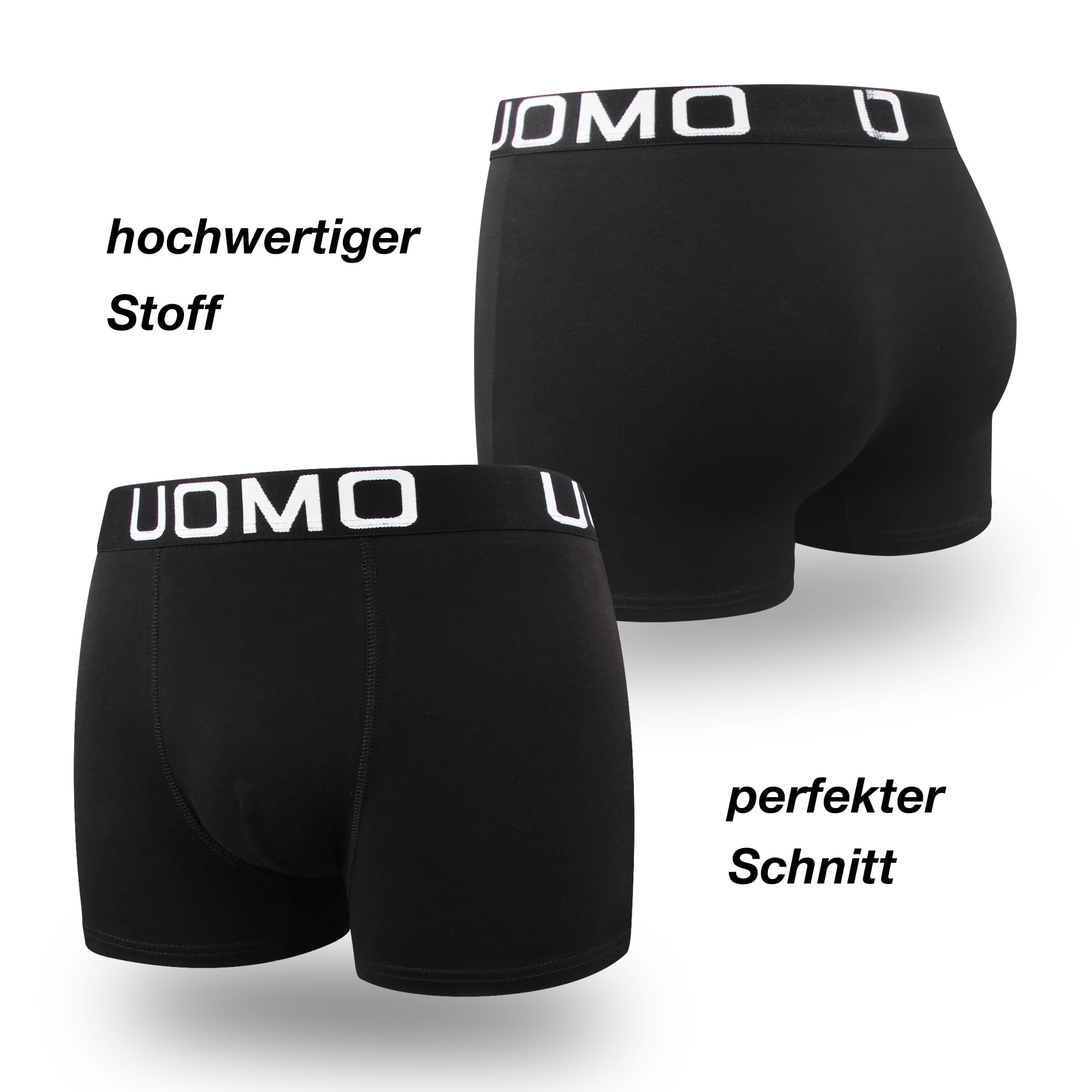 L&K Boxershorts Herren Unterhosen Männer 5er/10er Pack aus Baumwolle – Bequeme Herren Unterwäsche, Atmungsaktiv & Formstabil