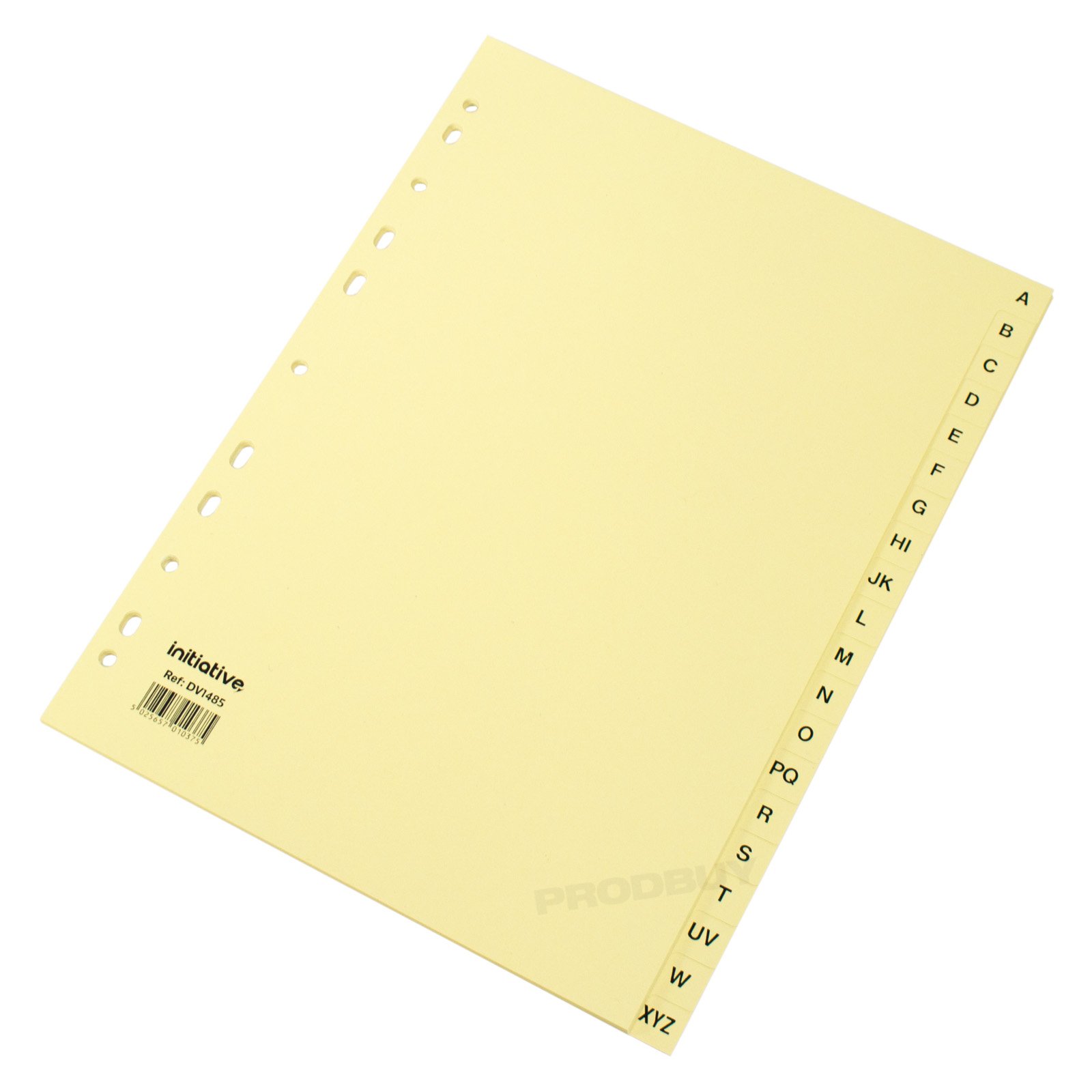 [Pack of 8] A4 Vanilla A-Z Tabs Ring Binder File Index Dividers Subject Folder Cards