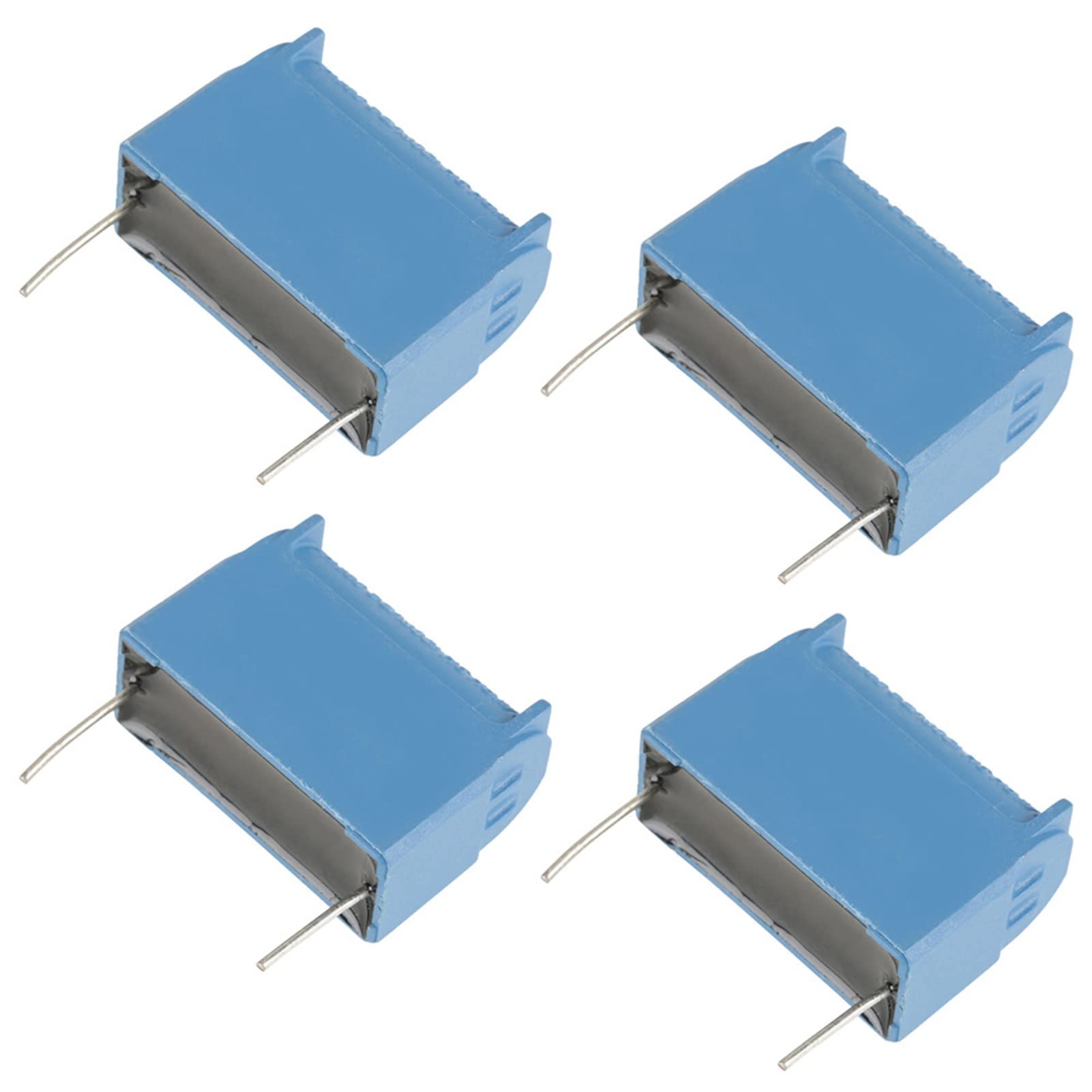 Oumefar Condensador radial de cerámica de aluminio de alto voltaje de 0,33 uF, 10 unidades, 630 AV 1200 V CC para circuito de pulsos