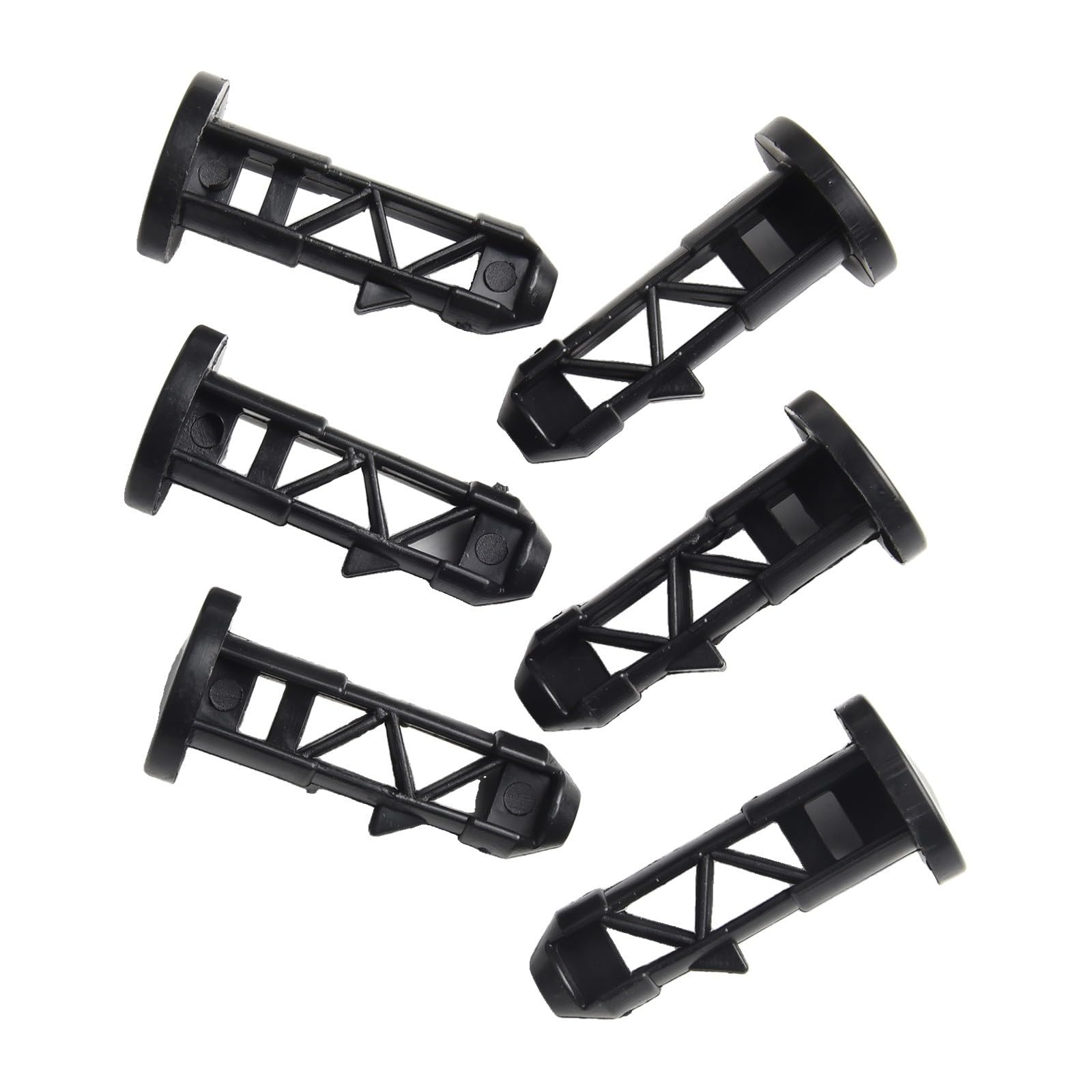 Wheelie Bin Lid Hinge Pins Replacement Plastic Hinge Pins for 240L Household Commercial Trash Bins (3 Pairs)