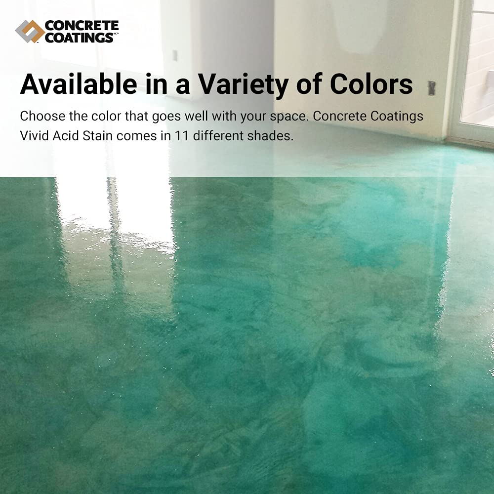 CC Concrete Coatings Vivid Acid Stain for Antique Marble Effect