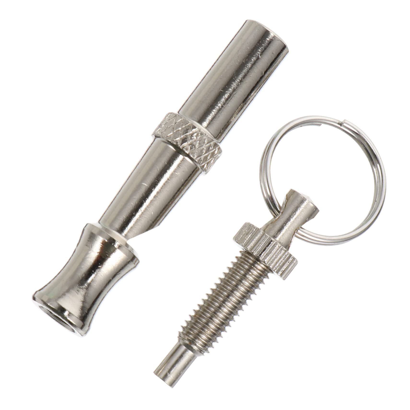 ORFOFE 3 Pcs Pigeon Ultrasonic Whistle Silent Bird Training Device Stop Whistle for Bird Quail Dog Whistle Training Recall Bird Call Whistle Outdoor Accessory Wolf Silver Stainless Steel