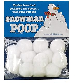Snowman Poop Holiday Christmas Gag Gift by Roman Inc.