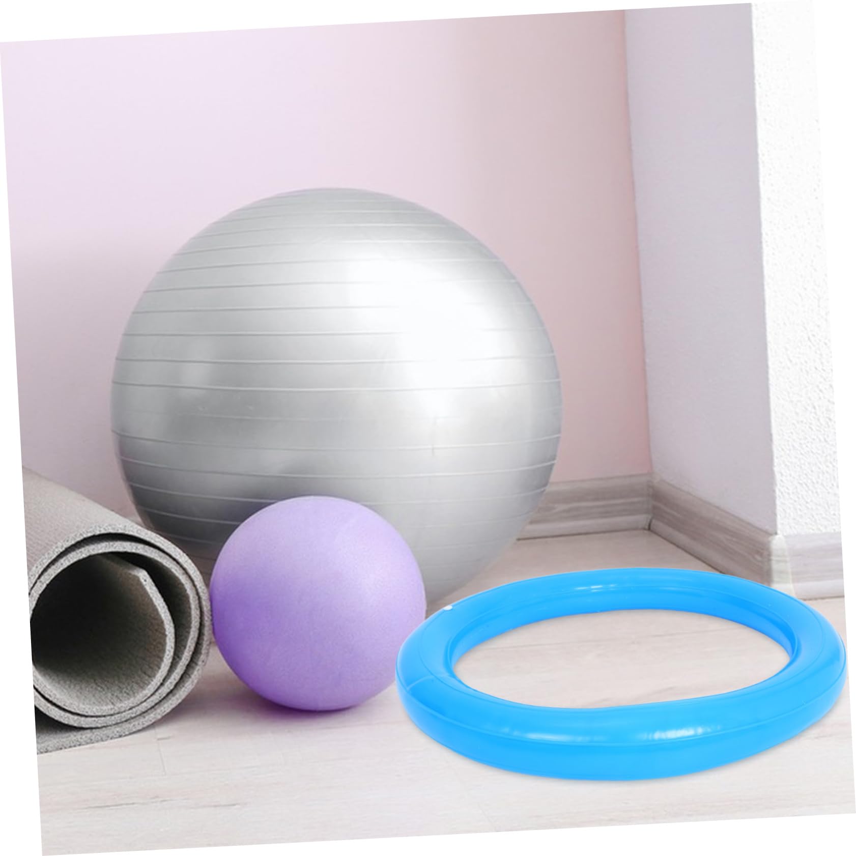 SUPVOX Base Stabilizzatrice per Palle Yoga PVC Antiscivolo e Resistente per Esercizi Palestra Casa e Studi Fitness Design e Facile Montare