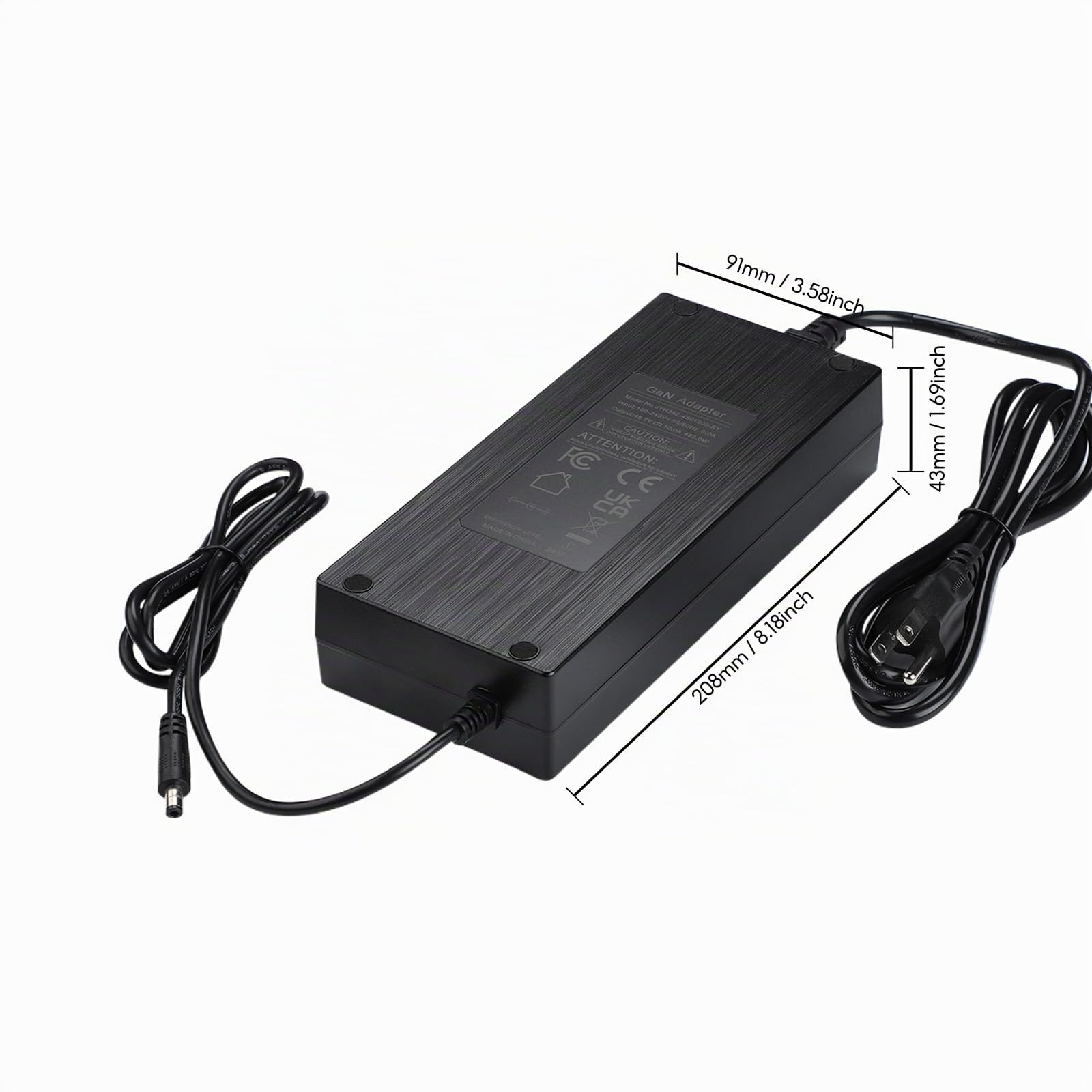 AIYIMA DC48V 10A GaN Adaptador de alimentación Amplificador Adaptador de alimentación Convertidor AC110/220V Para TPA3255 Estéreo Clase D Amplificador A07 & A07 MAX & A80 & A20 & A07PRO