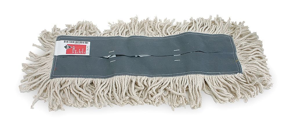 Tough Guy Dust Mop, White, Gray
