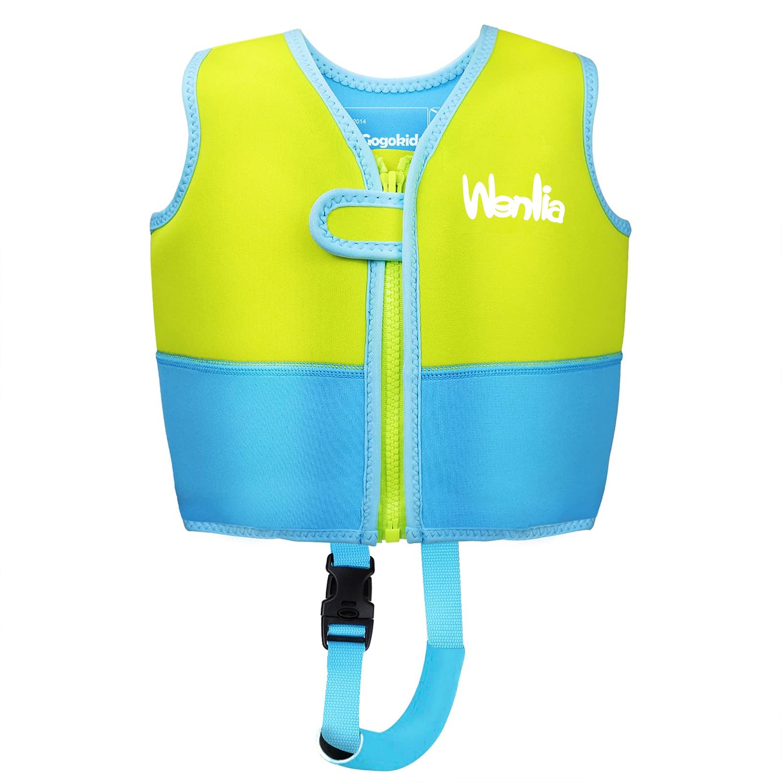 Chaleco de natación para Niños, Chaqueta de flotación de Neopreno con cinturón de Seguridad Ajustable Traje de baño de flotabilidad, Natación Aprendizaje Ideal para Niños y Niñas (2 a 6 años)