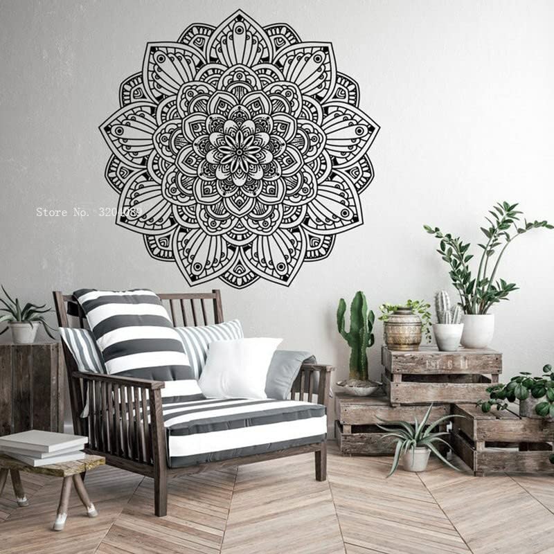 Gadgets Wrap Mandala Vinyl Wall Sticker Boho Bohemian Provence Cozy Vinyl Decor Wall Decal Mural Vinyl Sticker (55cm x 55cm) (B0B33XMV65) Amazon Price History, Amazon Price Tracker