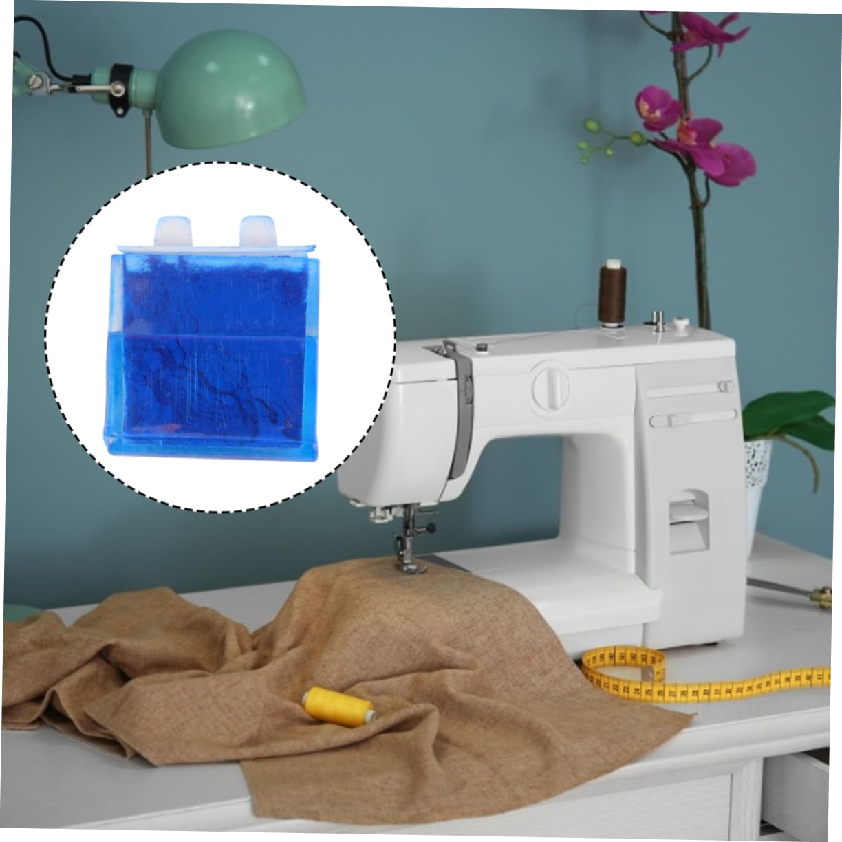 STOBOK 2 Set di Gessetti da Cucito Pratici Scatola di Gessetti da Sarto Antimacchia Facile Applicazione Linee di Tessuto Longevità Sartoria 10 Pezzi*2
