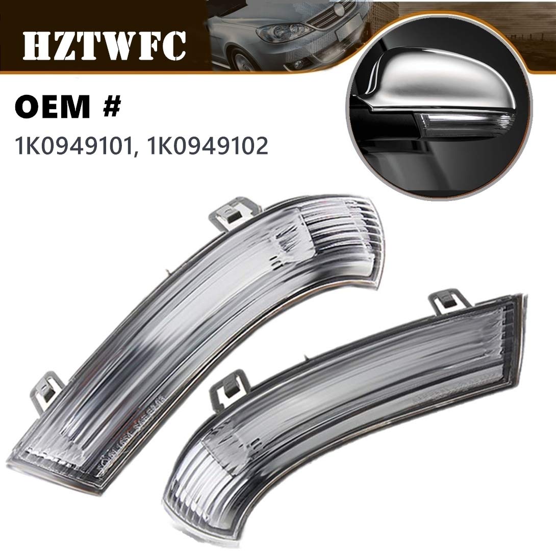 2Stk Linker rechter Türspiegel Signalleuchte einschalten OEM # 1K0949101 1K0949102 für VW Jetta Golf Git MK5 Passat Skoda Seat