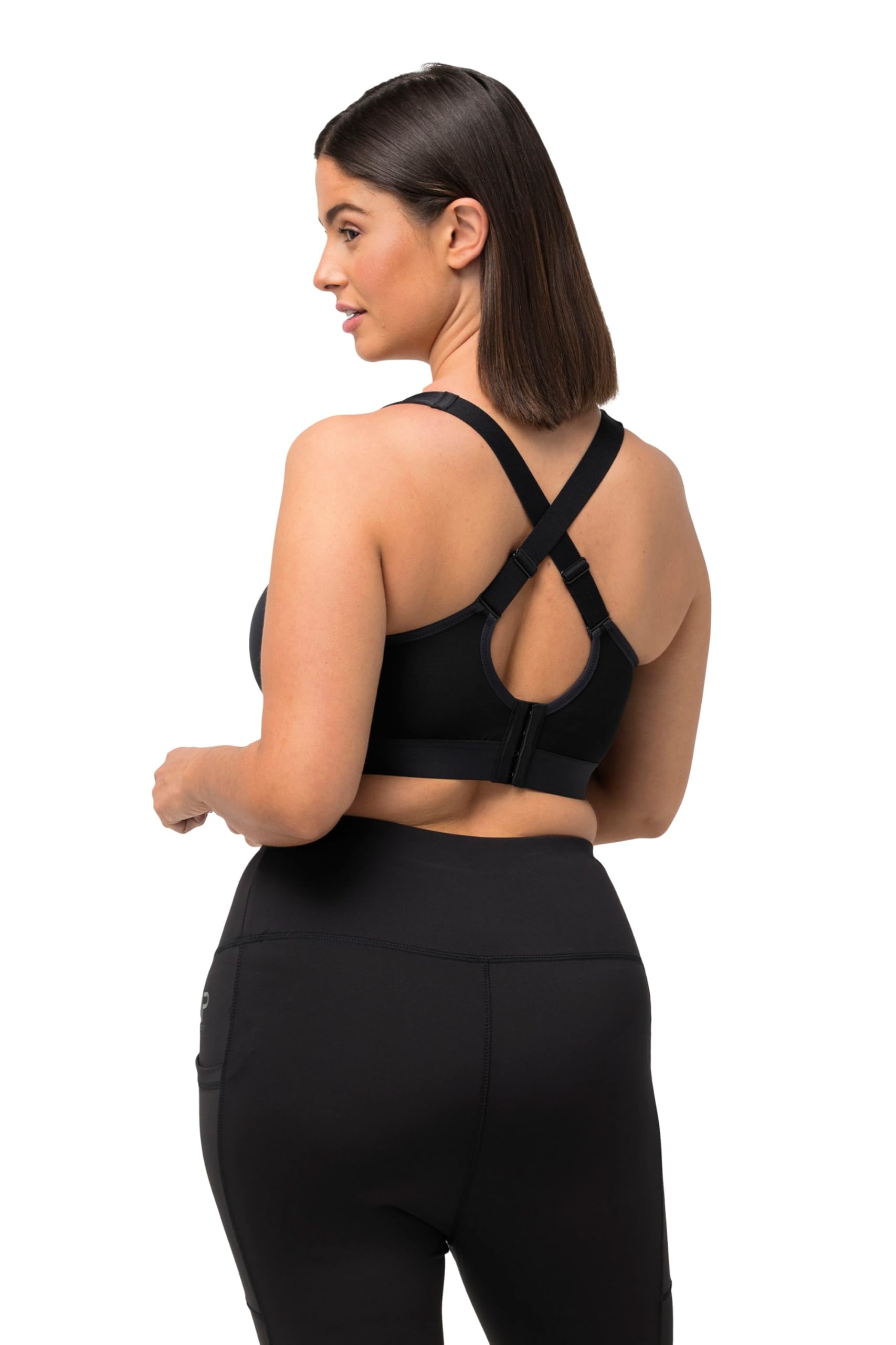 Ulla Popken Sport-BH, Ohne Bügel, Front-Und Rückenverschluss Soutien-Gorge Femme