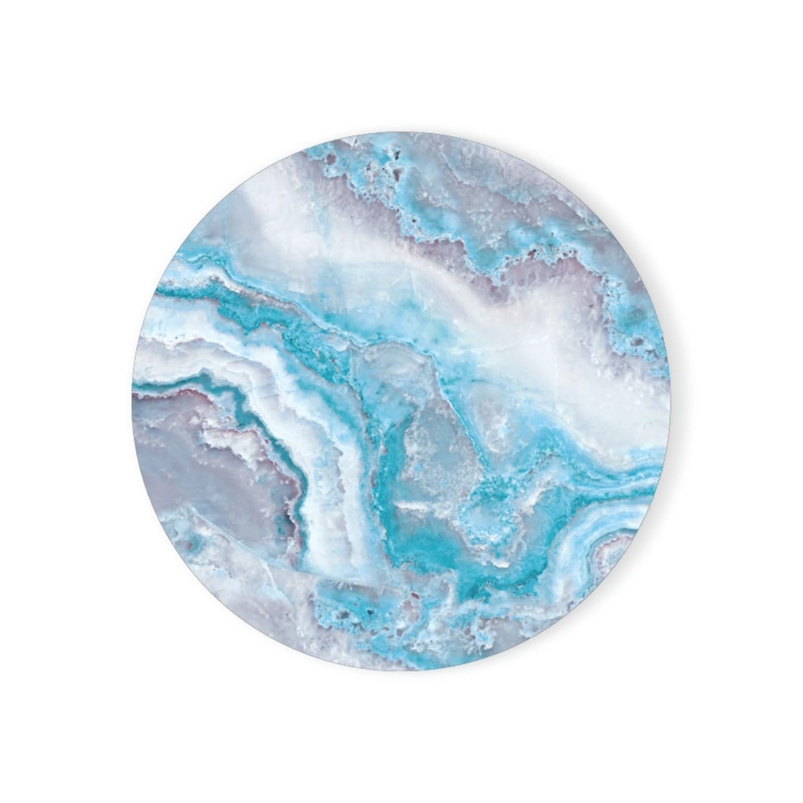2pcs Absorbent Ceramic Stone Coasters Round Mat Coffee Table Cup Coaster For Room for kitchen(Color1)