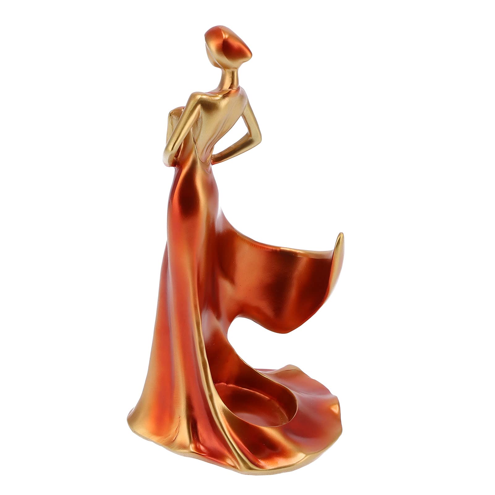 Porte-bouteille de vin de table élégant en forme de femme - Porte-bouteille décoratif pour cuisine, salon, salle à manger et bar - En résine