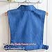 Detachable Half Shirts False Collar Denim Crystal Diamond Embellished Collar for Women Girls (Design-b,One Size)