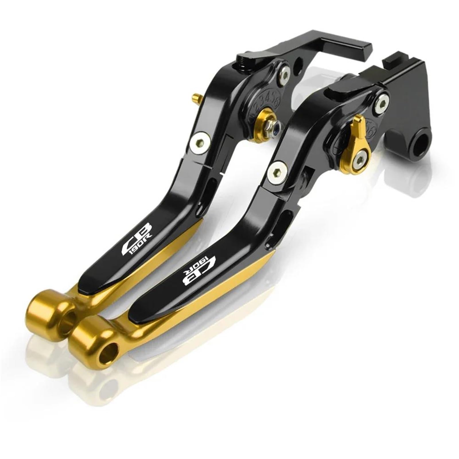 Cwziwoyji M Fit For Honda Cb190r 2016-2023 Otorcycle Adjustable Brake Clutch Levers Accessories Cnc Aluminu Handle(M)