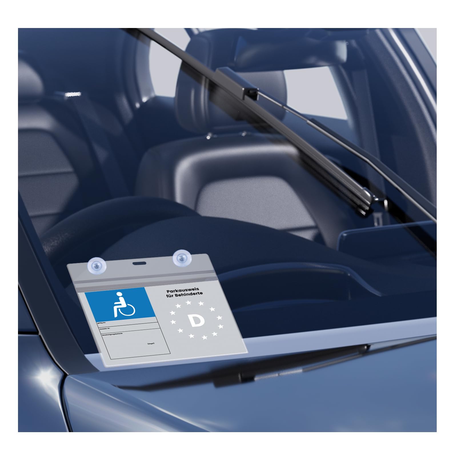 15 * 21cm porta tarjeta coche porta tarjetas para coche Soportes para Parabrisas de Coche Tarjetero Con ventosa Ticket de Aparcamiento, Permiso de Aparcamiento
