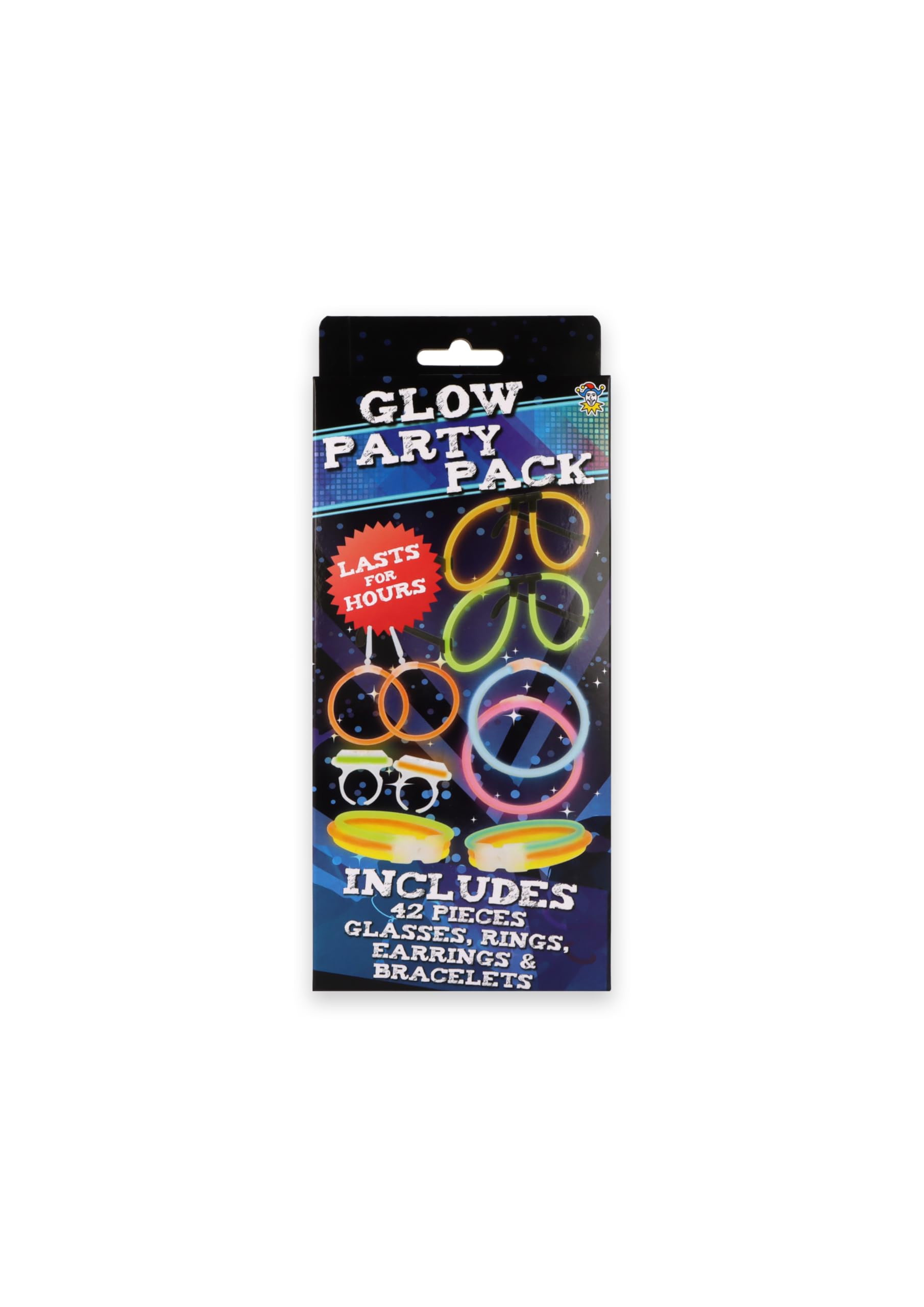 HENBRANDT 3x Glow Stick Party Pack 42 Pieces - Premium Multicolour Neon Light Accessories for Kids Teens Adults Parties Festivals Raves Birthdays Nighttime Events
