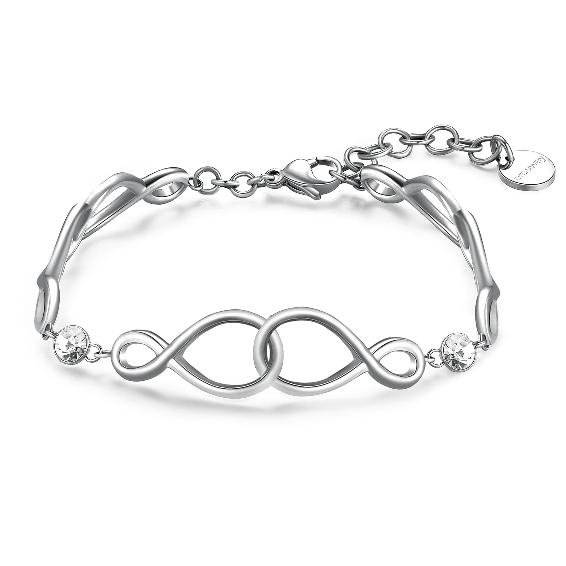 Brosway Bracciale Donna In Acciaio E Cristalli | Collezione Ribbon - BBN25-image