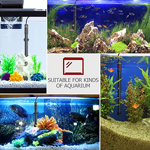 image for POPETPOP [Upgraded 400W Aquarium Heater - Submersible Titanium Fish Ta