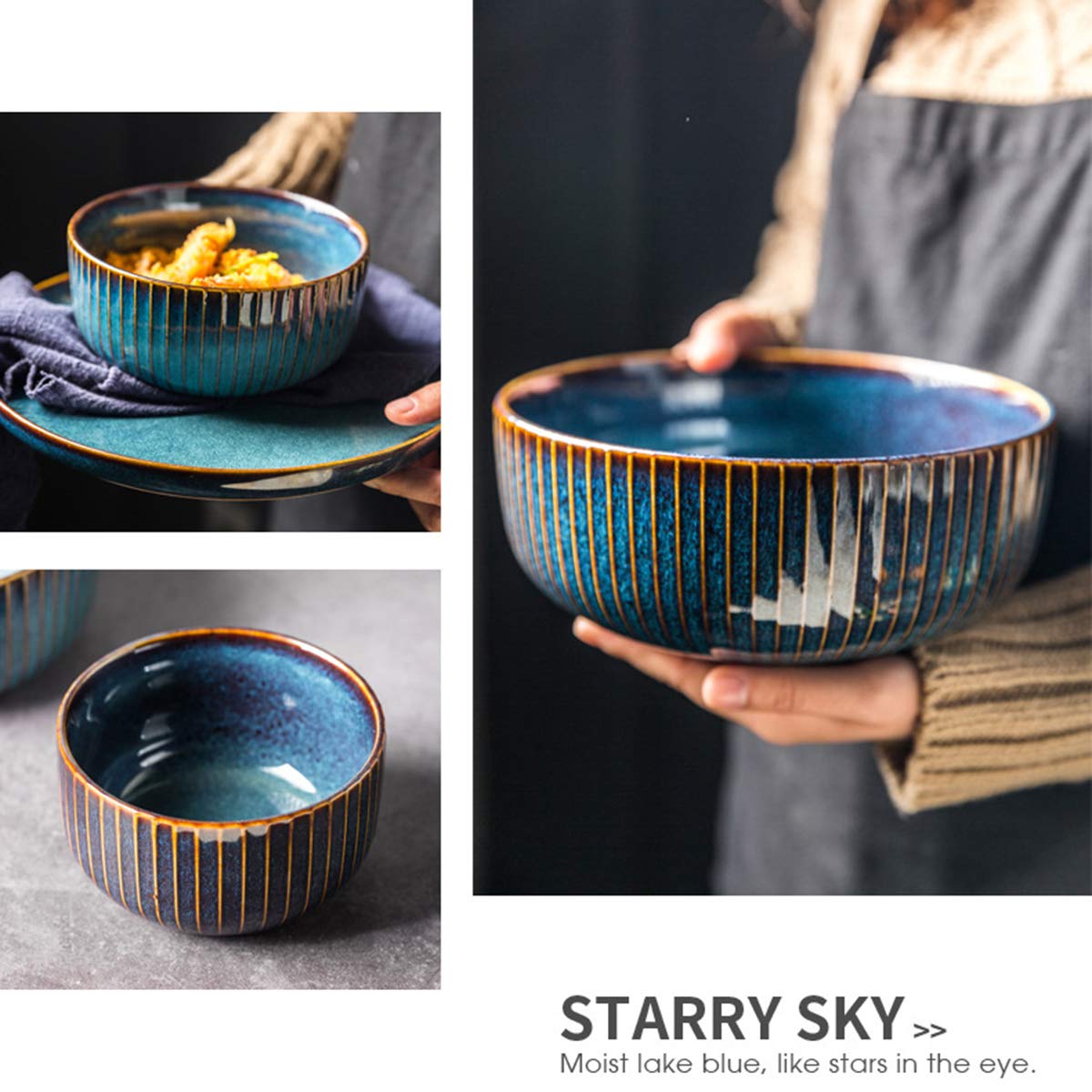 Zestaw zastawy stołowej, 12-częściowy zestaw ceramicznych talerzy obiadowych, zestaw naczyń dla 2-4 osób, idealny na wesele, przyjęcie, 12 sztuk (12 sztuk) (20 sztuk)