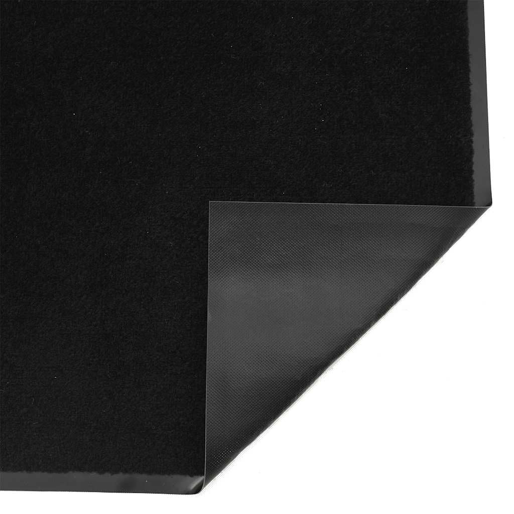 vidaXL Zerbino Nero 90x150 cm