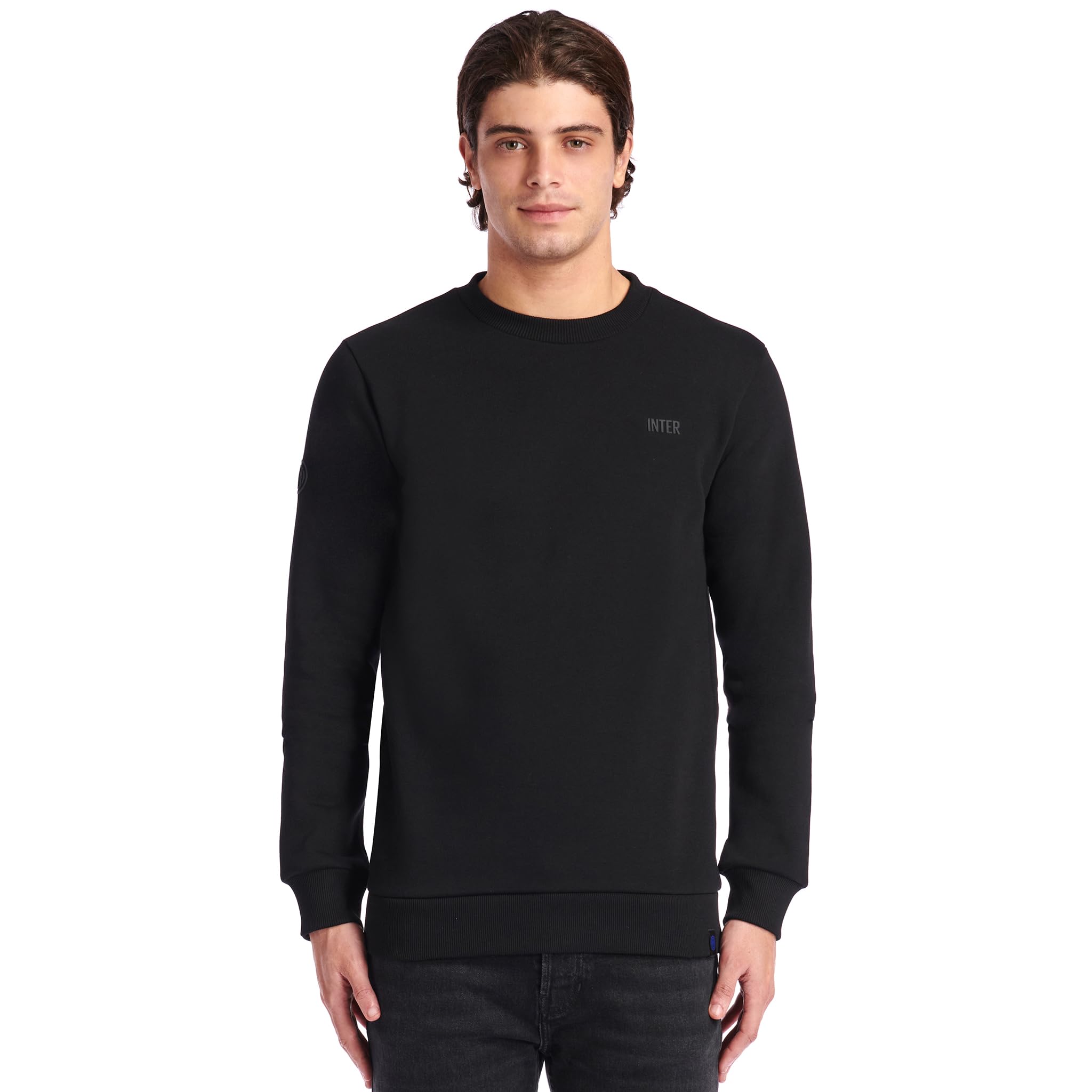 Inter Unisex Adult Crewneck Sweatshirt, Official Product, Exclusive Back to Stadium Collection, 100% Cotton