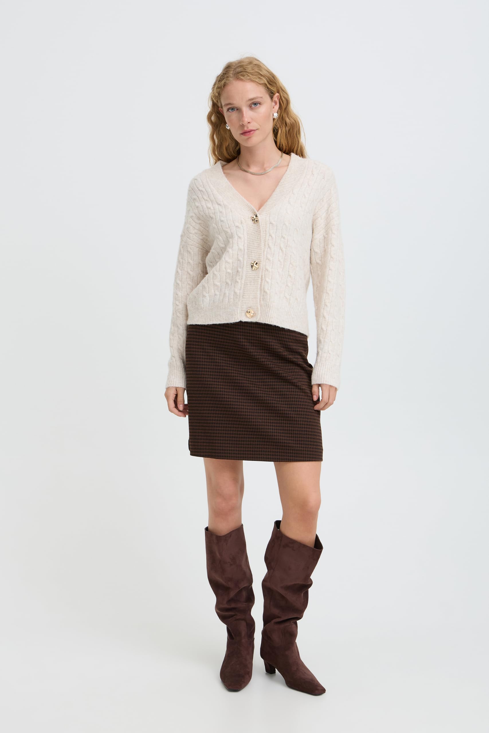 b.young Damen Casual BYROWAN Hohe Taille