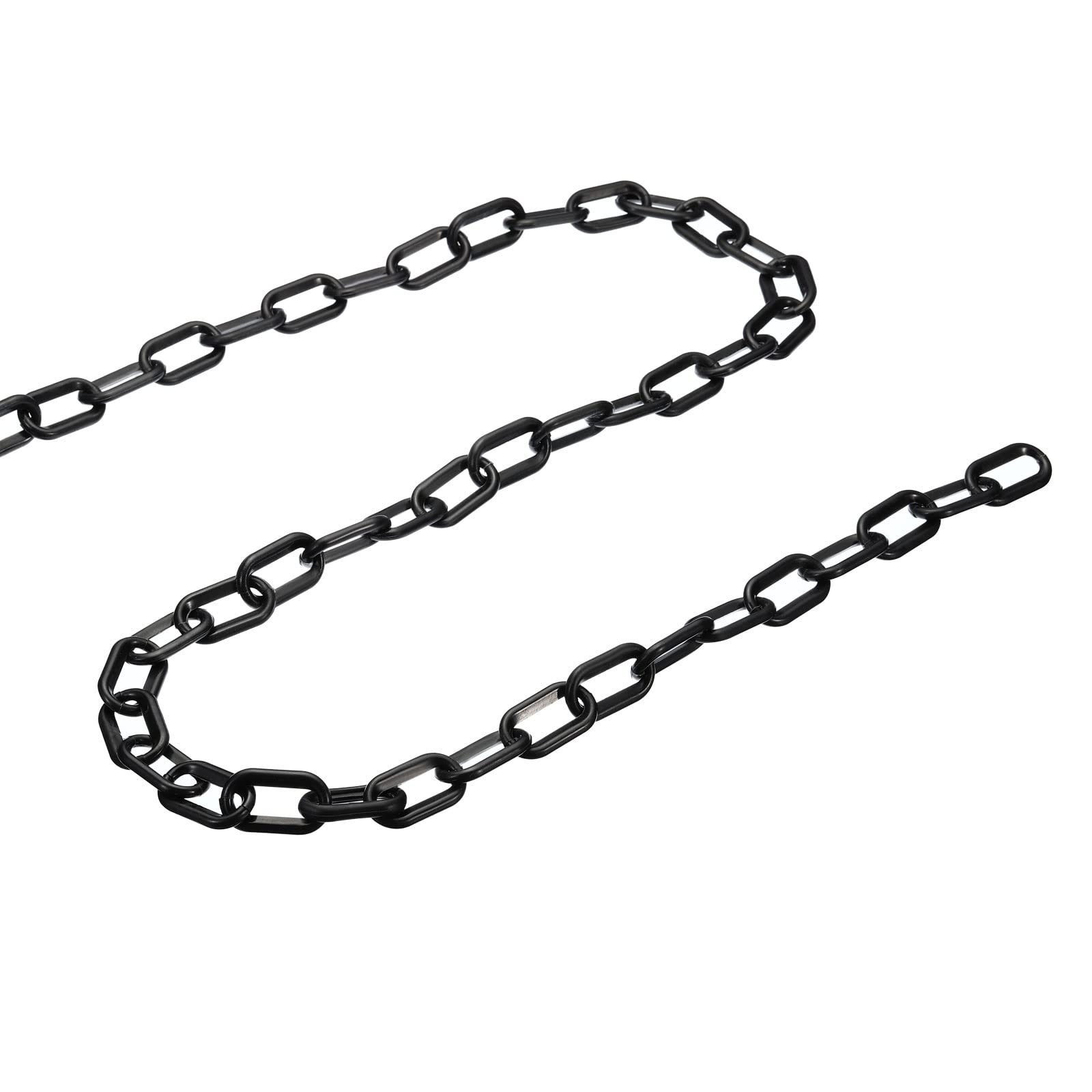 Geelin 1000ft Plastic Barrier Chain Plastic Chain Links Weatherproof Safety Link Crowd Control Barriers Garden Fence Decoration Yellow 43975