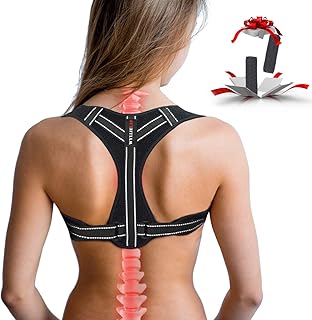 Posture Corrector for Women & Men, Adjustable Back Posture Corrector for Men, Effective Comfortable Best Back Brace for Posture under Clothes, Back Support Posture Brace and Back Pain Relief