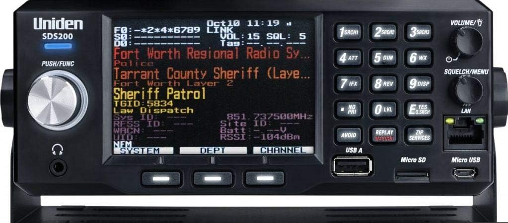 SDS200 True I/Q TrunkTracker X Base/Mobile Scanner, S.A.M.E. Weather Alert