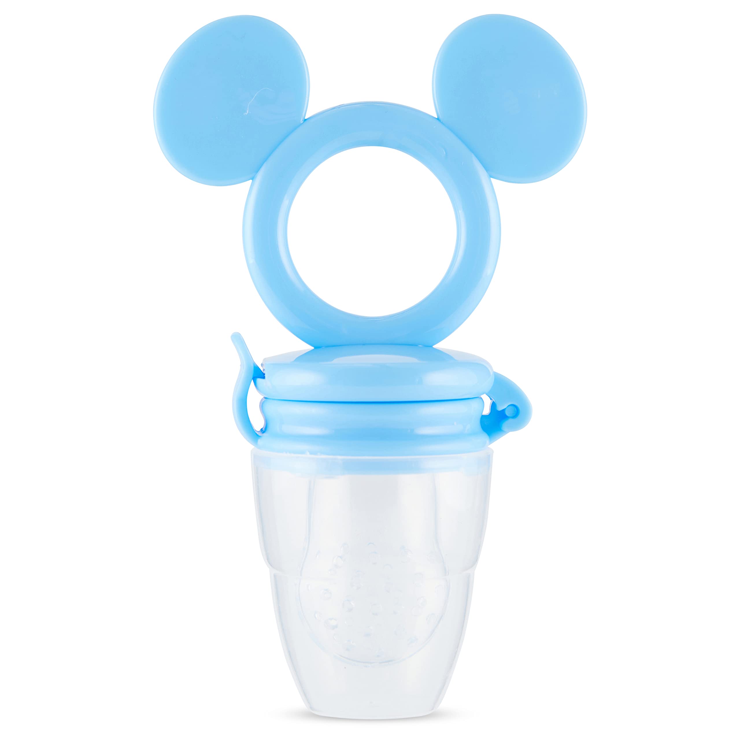 Disney Mickey und Minnie Beißring mit Fruchtfutterstation - Sicheres und langlebiges Design zur Beruhigung der Zahnungsschmerzen Ihres Babys