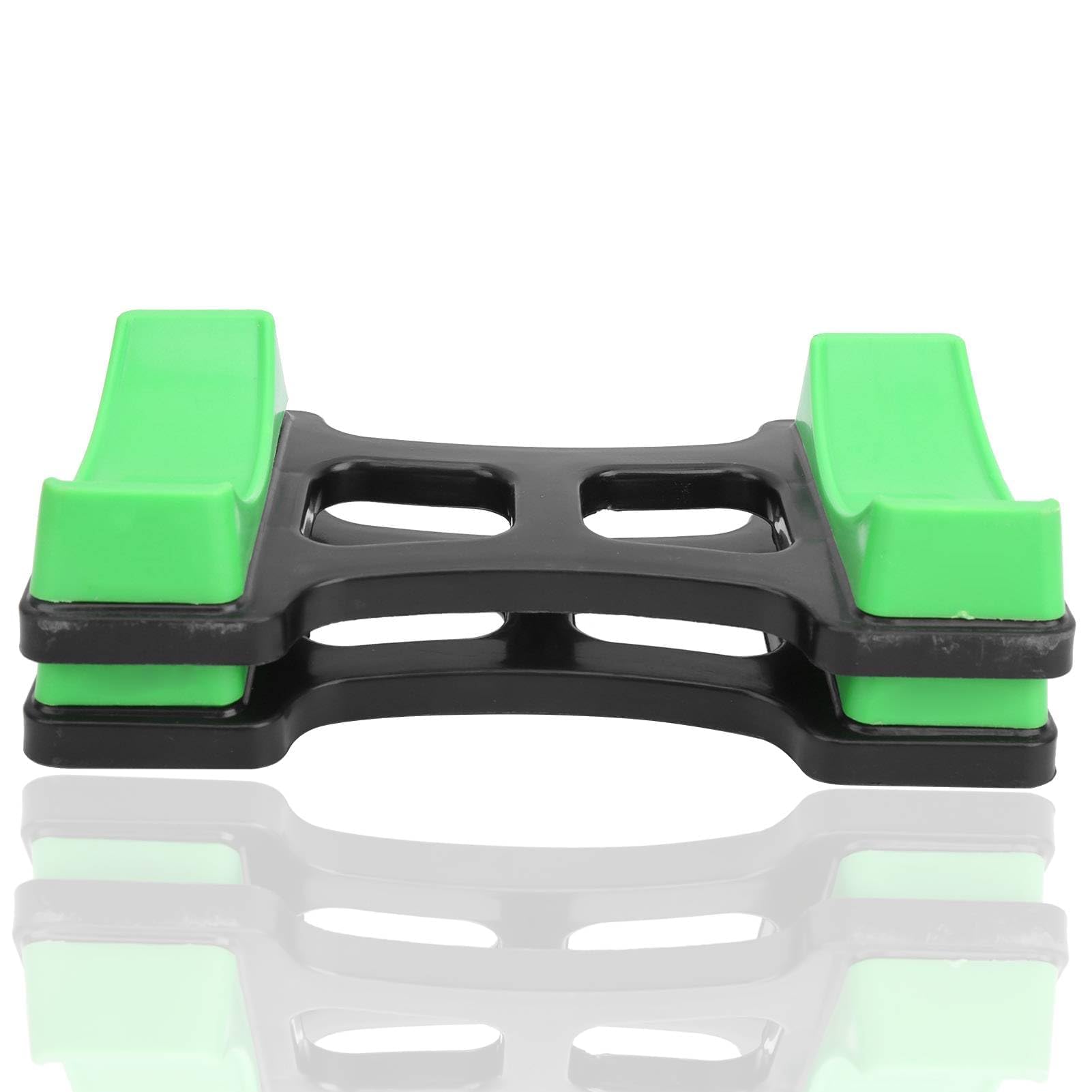 1pair Green Dumbbell Bracket Mat, Universal Dumbbell Rack Stand Small Floor Protection Holder for Home Gym Equipment