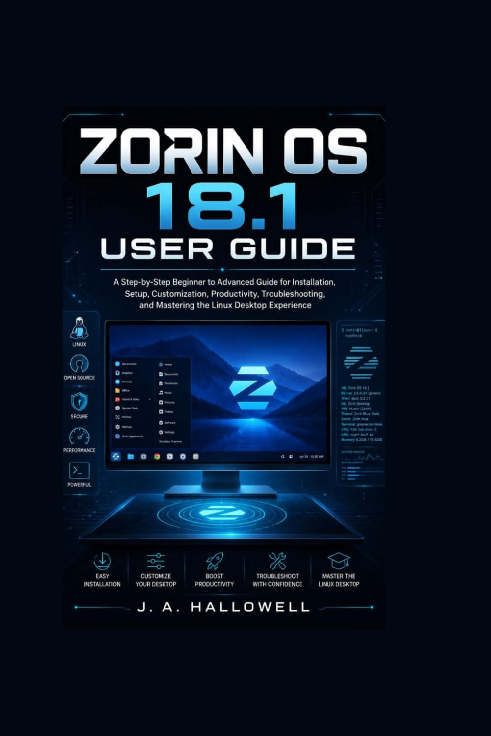 ZORIN OS 18.1 USER GUIDE: A Step-by-Step Beginner to Advanced Guide for Installation, Setup, Customization, Productivity, Troubleshooting, and Mastering the Linux Desktop Experience