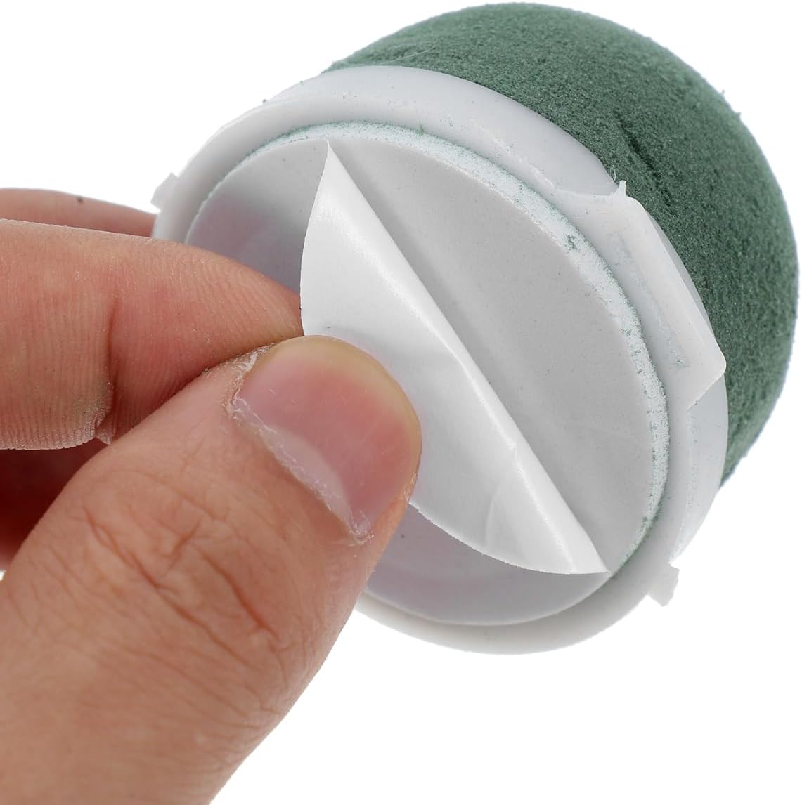 DOITOOL Mini Floral Foam Holder Round Flower Arrangement Supplies for Wedding Table Decor Wine Bottle Decoration 12 Pcs