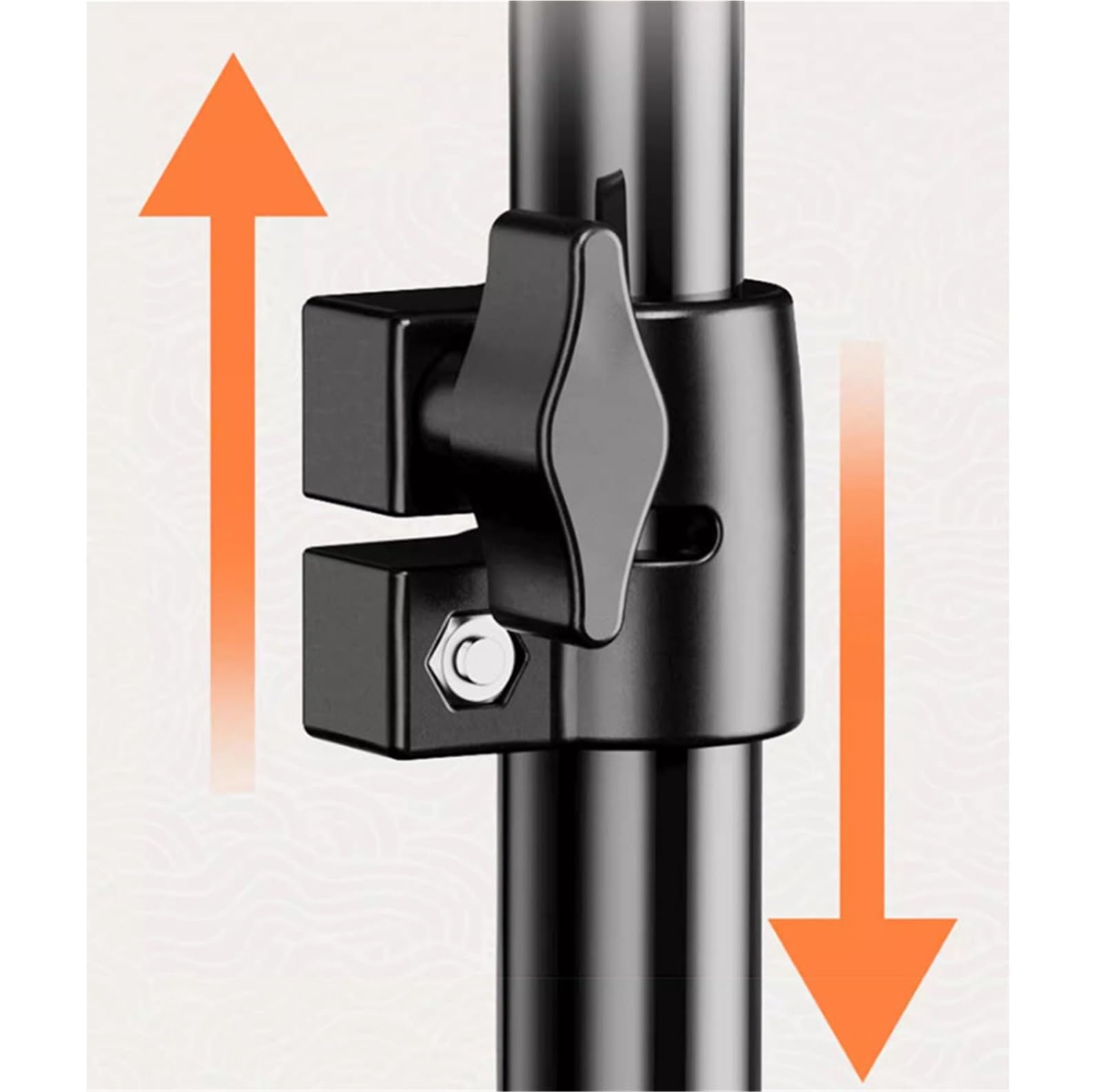 Support réglable - Plateau sans Perforation pour Studio à Domicile et Bureau - Support de trépied Polyvalent - Plateau de projecteur d'intérieur idéal (Noir 40), Noir, 40, 120 cm