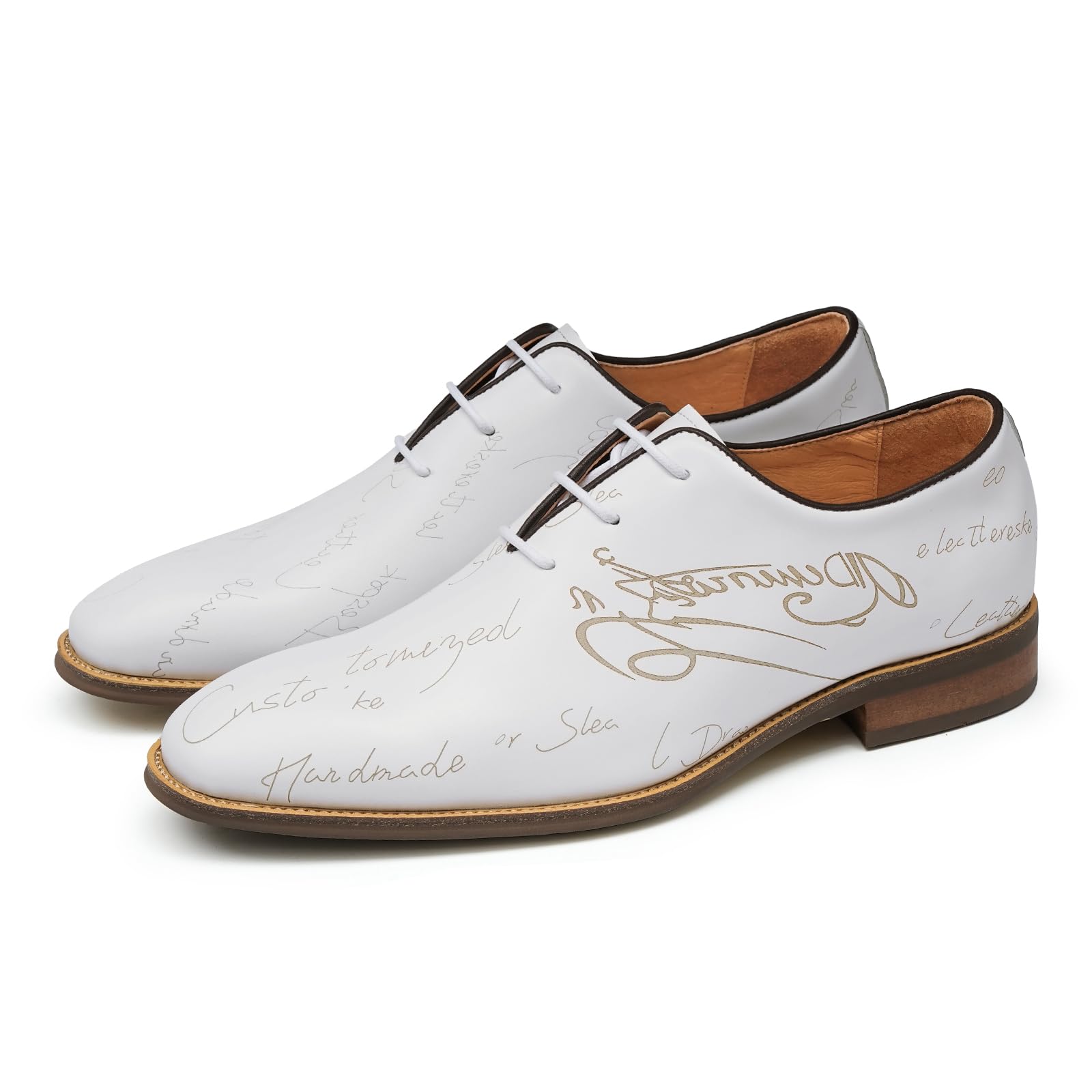 Derbys Business Casuale da Uomo Scarpe Eleganti Formali da Abito in Pelle Estive Festa Matrimonio
