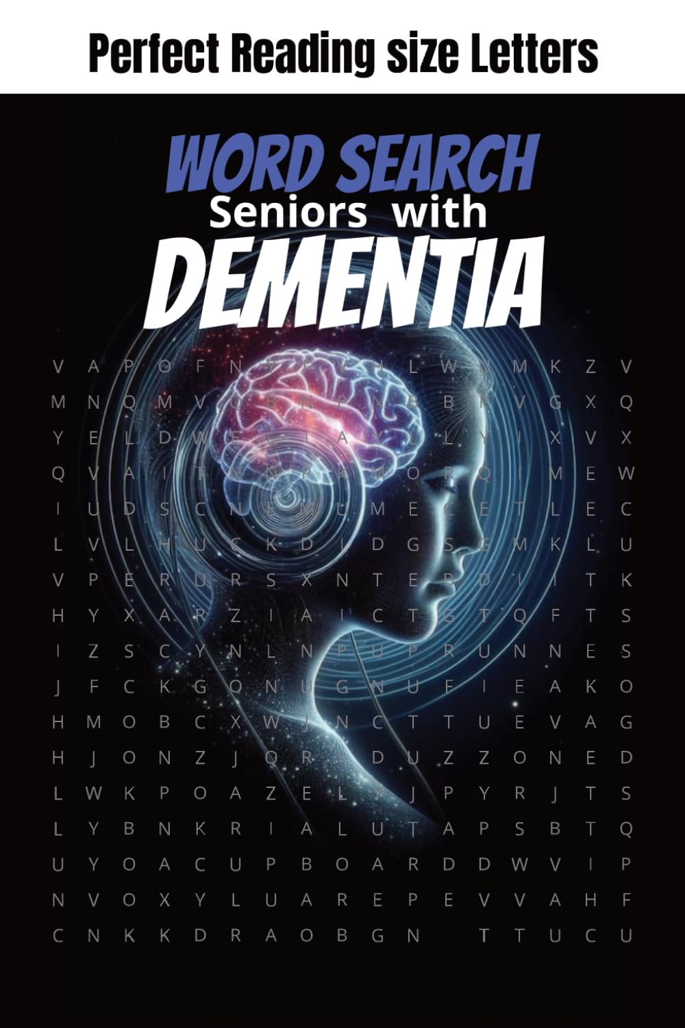 Easy Word Search for Seniors with Dementia: Daily Mental Stimulation and Easy-to-Read Word Puzzles for Seniors, Brain Activities for Seniors, Daily stimulation, 6x9 pocket friendly, 110 pages