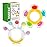 Haakaa Silicone Teether Combo - Baby Freezer Teething Toy - Soft Cold Teether - Soothe Teething Pain & Itching Gums - Perfect Size - Palm & Ferris Wheel Shape for 3M+ Babies BPA Free - 2 pk