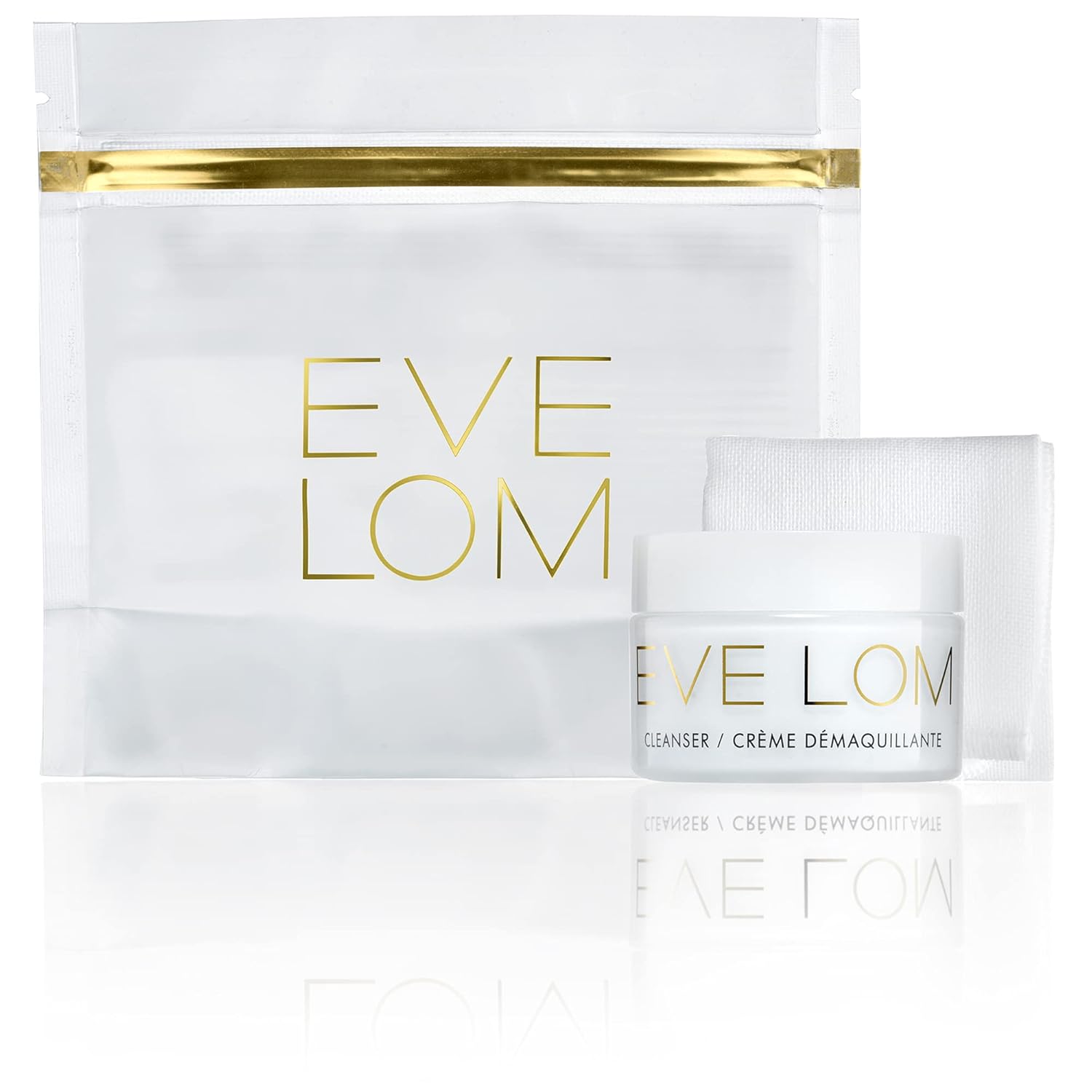 EVE LOM The Original Balm Cleanser - Facial Cleansing Balm - 5-in-1 Facial Cleanser & Muslin Cloth - Deep Cleansing & Gentle Exfoliation, Hydrating Skin Benefits, Removes Waterproof Make-Up