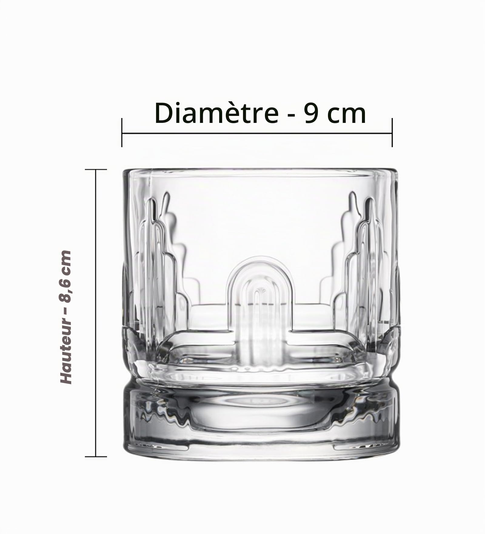 La Rochère Gobelets whisky X4 Dandy assortis