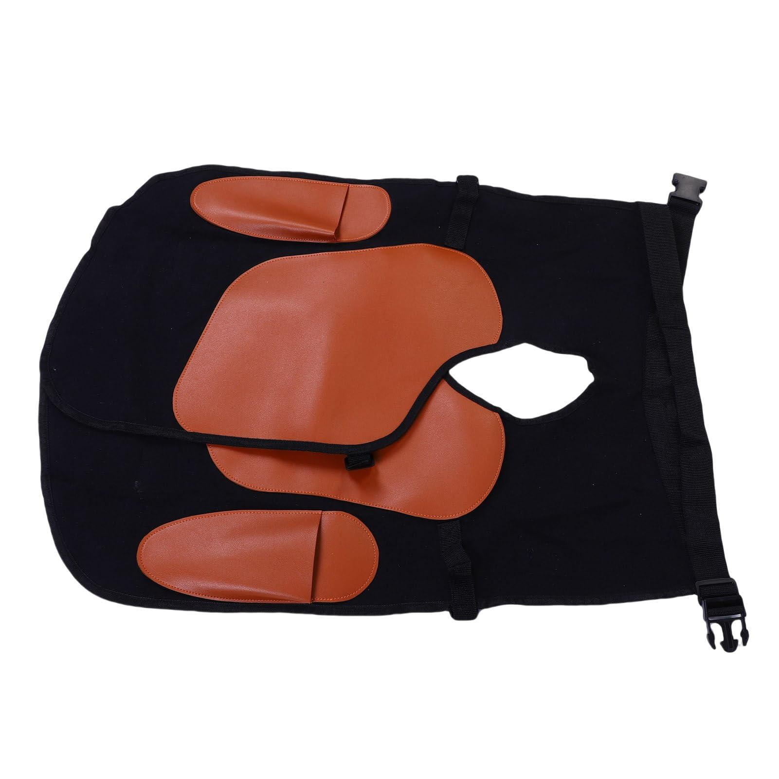 Naroote Tablier de Maréchal-ferrant Réglable avec Aimant Puissant, Rangement D'outils pour Ferrer Les Chevaux, Tablier de Maréchal-ferrant en Toile Noire pour Maréchaux-ferrants, 55,0 X 26,0 Pouces