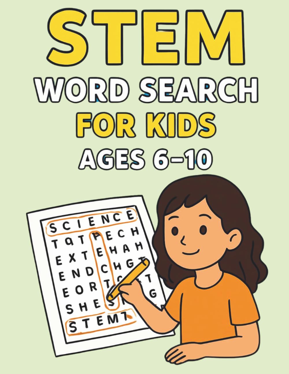 STEM Word Search for Kids Ages 6–10 (STEM Puzzle Adventures)