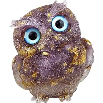 Amazon.co.jp: YUYAKESHI ふくろう 置物 マスコット オブジェ