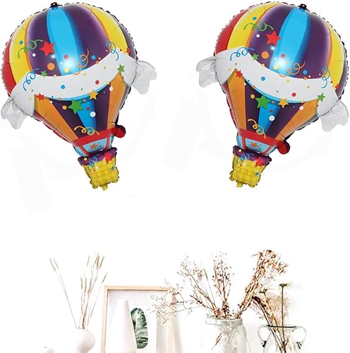 Miniatura 4 de Morndew 2 globos de aluminio para fiestas temáticas de viajes por el mundo, baby shower, fiesta de cumpleaños, decoración de fiesta de boda