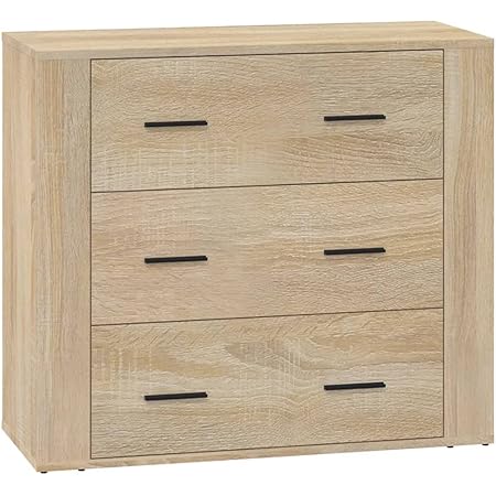 VidaXL Highboard Weiß 124cm - Stylische Kommode Mit Stauraum Für Wohnzimmer
