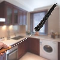 Vista 7 de MaximalPower Cepillo limpiador de trampa de escape para secadora de ropa, removedor de pelusa con cepillo de bobina largo para secadora